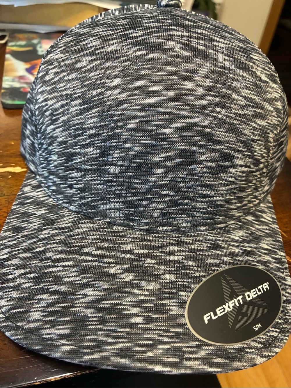 Flexfit Men's Melange Black Performance Hat
